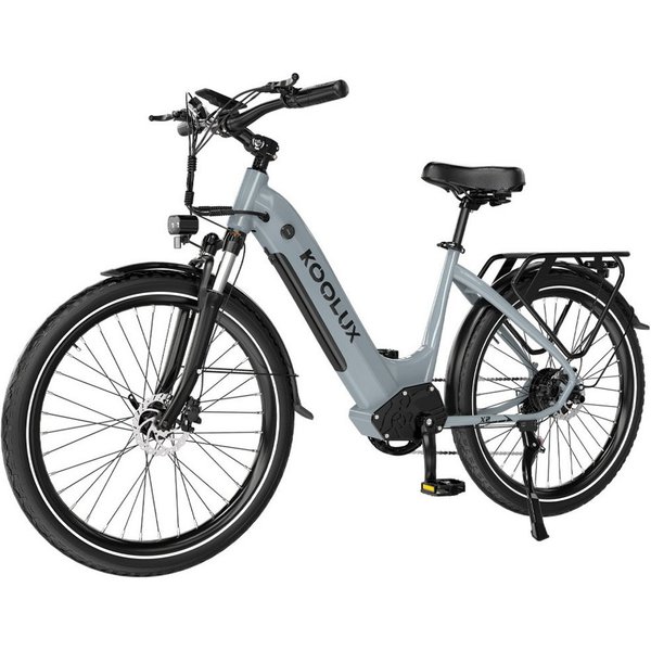 KOOLUX E-Bike 26/27,5 Zoll Elektrofahrrad für Damen/Herren,elektro-cityrad, Heckmotor, 720 Wh, Elektrofahrrad 7-Gang Shimano 48V15AH Herausnehmbare Batterie