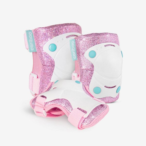 Cariboo Protektoren-Set Kinder-Protektorenset CARIBOO BALLERINA 3x2 Glitzer