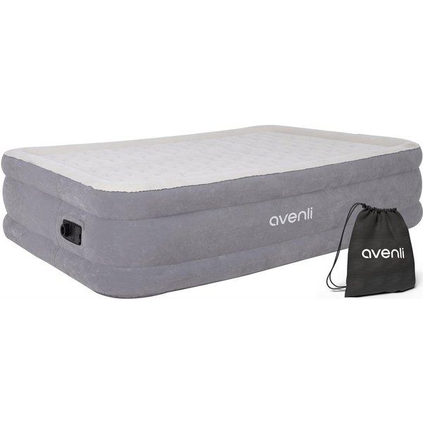 Avenli Luftmatratze Luftbett selbstaufblasend für 2 Personen Queen-Size 203x152x46cm, (Gästebett Matratze aufblasbar mit integrierter Elektropumpe, 2-St., Reise