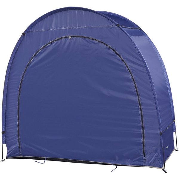 pro.tec Gerätezelt, »Bergendal« für 2 Fahrräder 198 x 84 x 160 cm Blau
