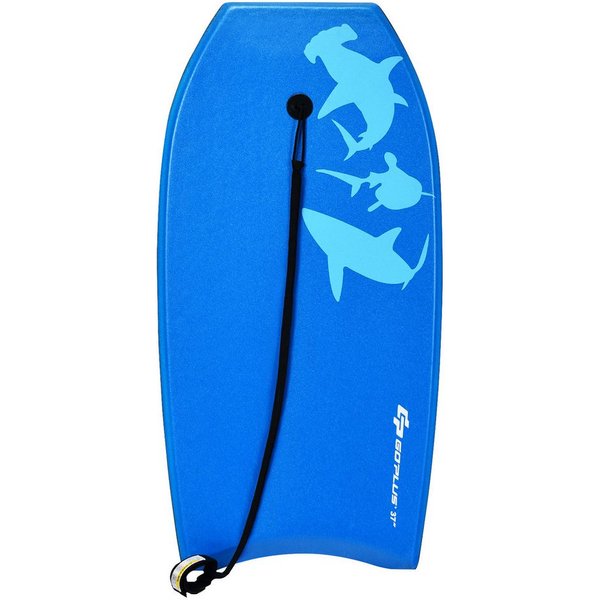 COSTWAY Schwimmbrett Bodyboard, 83 x 47 x 5,5 cm
