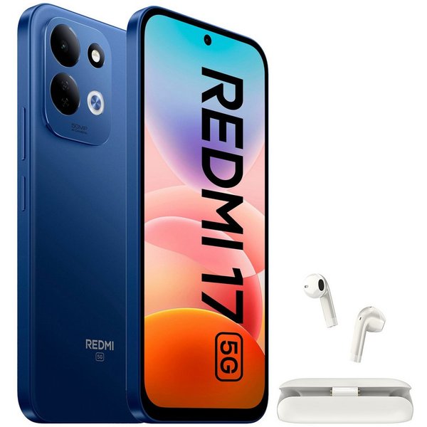 Xiaomi Redmi 17 5G 4+256GB Smartphone & Bluetooth Kopfhörer Handy (50 MP Kamera)