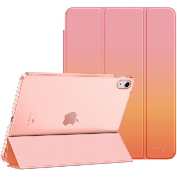 Fintie Tablet-Hülle für iPad 11. Generation 2025 (A16) 11 Zoll, iPad 10. Generation 2022 10.9 Zoll, Ultradünn Case mit transparenter Rückseite Abdeckung, Auto S