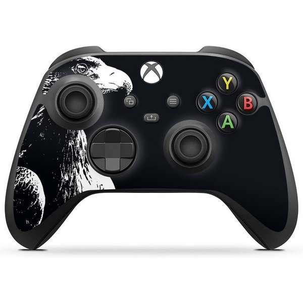 DeinDesign Konsolen-Cover Eintracht Frankfurt Offizielles Lizenzprodukt Attila SGE Attila, Microsoft Xbox Series X Controller Skin Aufkleber Sticker Folie