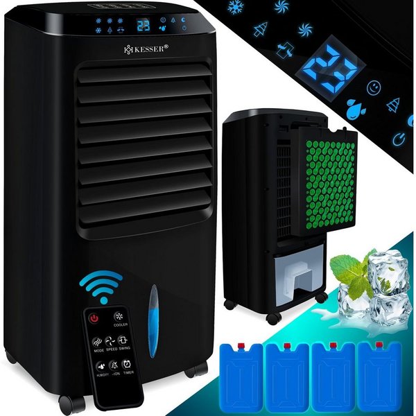 KESSER Turmventilator, 4in1 Mobile Klimaanlage Fernbedienung Klimagerät Ventilator