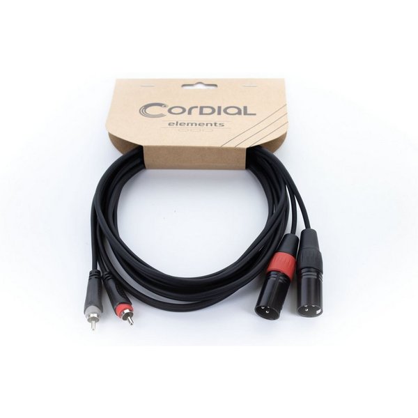 Cordial Audio-Kabel, EU 3 MC Audiokabel 3 m - Audiokabel
