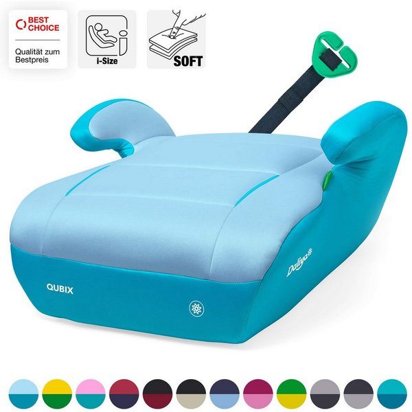 Daliya® Kindersitzerhöhung QUBIX I-Size Sitzerhöhung, Kindersitzerhöhung, Kindersitz, ab: ab 6 Jahre oder 125cm Körpergröße, bis: bis 12 Jahre oder 150cm Körper