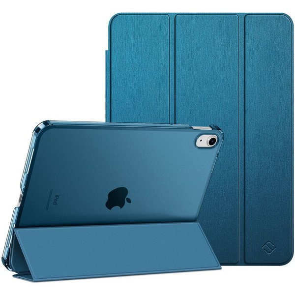 Fintie Tablet-Hülle für iPad 11. Generation 2025 (A16) 11 Zoll, iPad 10. Generation 2022 10.9 Zoll, Ultradünn Case mit transparenter Rückseite Abdeckung, Auto S