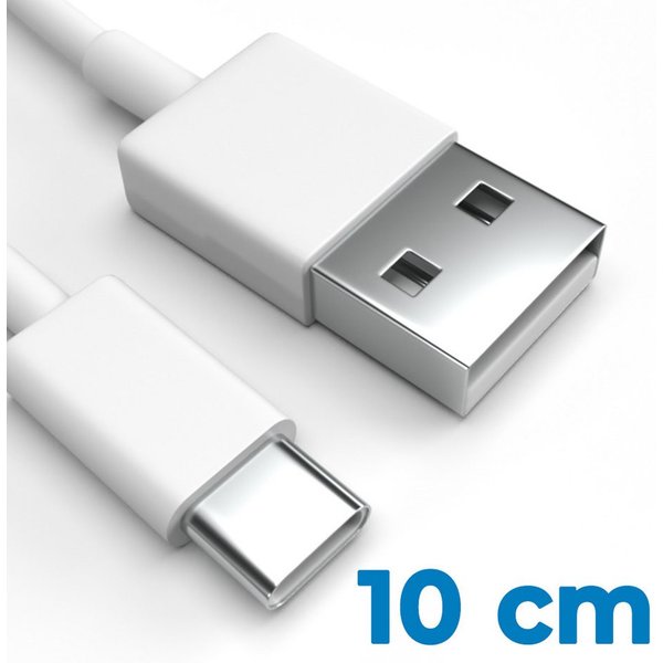 Justcom Apple iPhone 15 USB-Kabel, USB-C, USB-A (10 cm), Schnellladekabel, Datenkabel, Handy, Tablet