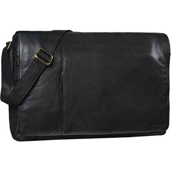 STILORD Laptoptasche "Maximus" XXL Ledertasche mit Laptopfach 17 - 21 Zoll f. Herren