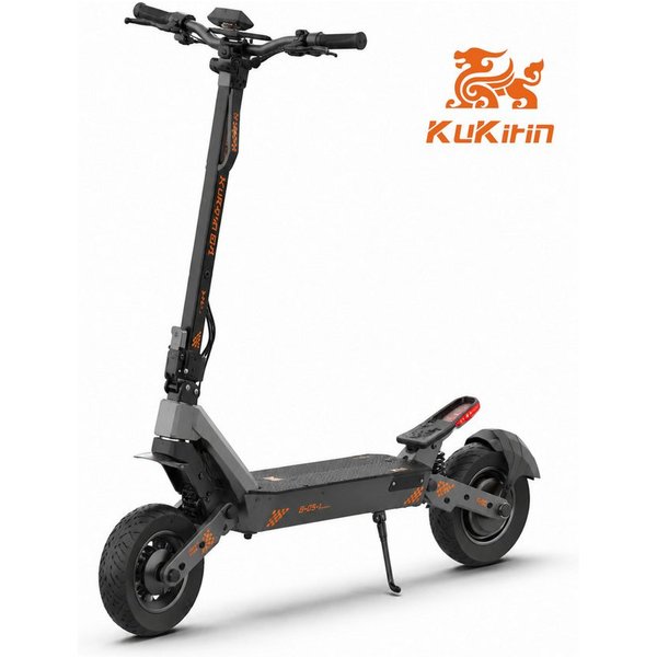 Vankel E-Scooter KuKirin G4 EScooter 2000W 60V 20Ah 75km 70km/h 11 Zoll mit Sitz, Dualfederung LED Display Scheibenbremse IP54 2400W max. Leistung