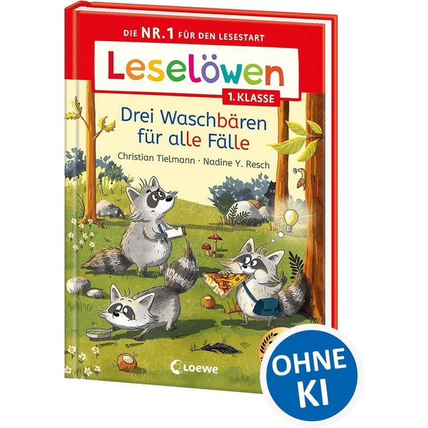 Leselöwen 1. Klasse - Drei Waschbären für alle Fälle / Christian Tielmann