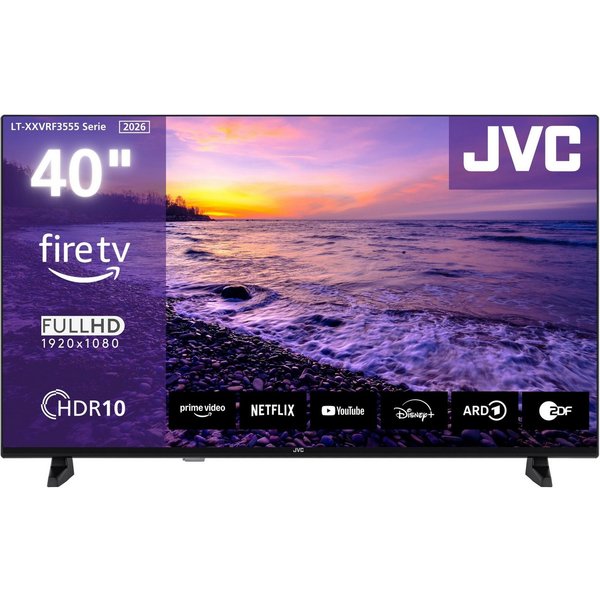 JVC LT-40VRF3555 LCD-LED Fernseher (100 cm/40 Zoll, Full HD, Fire TV, Fire TV / Smart TV, HDR, Alexa Built-In, Triple-Tuner)