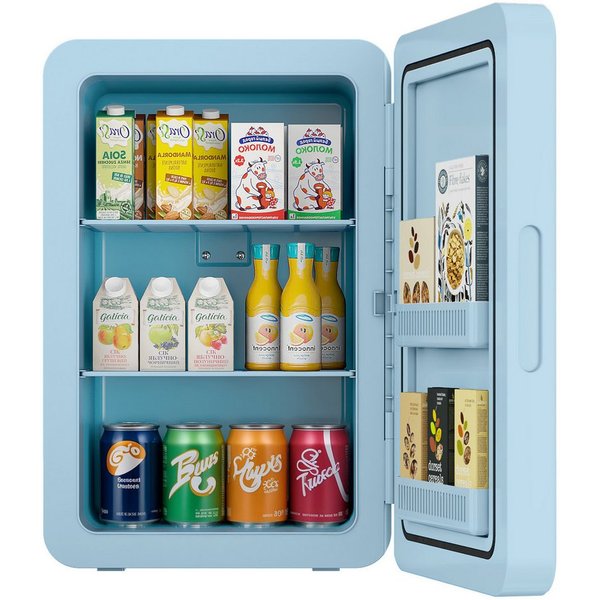 Rebonique Table Top Kühlschrank AQ-22L, 22L Mini Kühlschrank, Min: 17°C unter Umgebungstemperatur/Max: 65°C