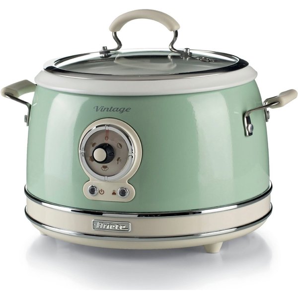 Ariete Multikocher 2904GR, 650 W, 3 l Schüssel, Slowcooker/Reiskocher