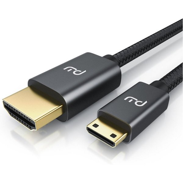 Primewire 4K HDMI auf Mini HDMI Adapterkabel 3840 x 2160 @ 60 Hz - 3m HDMI-Kabel, HDMI Typ C (Mini), HDMI Typ A (300 cm), Ultra High Speed, eARC, HDCP, ideal fü