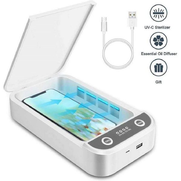 Markenwarenshop-Style UV-Sterilisator UV Sterilisator Viren Desinfektion USB-Ladestation