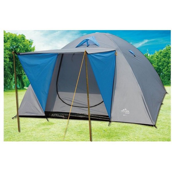 EXPLORER Kuppelzelt Iglu Zelt 3 Personen Campingzelt wasserdicht winddicht Ventilation, Personen: 3