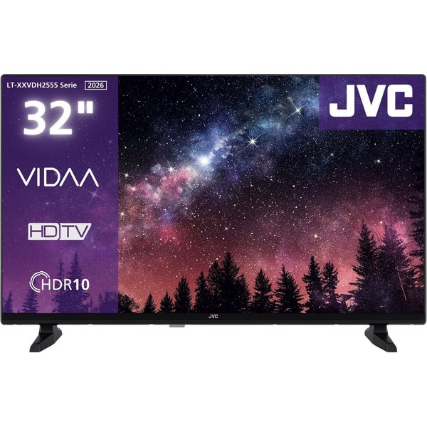 JVC LT-32VDH2555 LCD-LED Fernseher (80 cm/32 Zoll, HD-ready, VIDAA Smart TV, VIDAA Smart TV, HDR, Triple-Tuner)