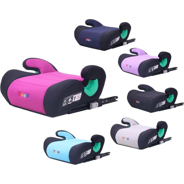 Yalion Kindersitzerhöhung YALION Kindersitzerhöhung mit ISOFIX ECE R129 (i-Size) für Kinder, ab: ca.6Jahren, bis: 10Jahren, (3-Punkt-Gurt), i-Size Sitzerhöhunge