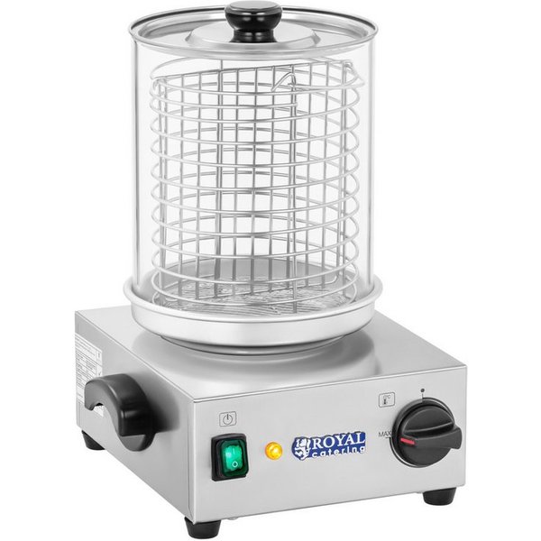 Royal Catering Hotdog-Maker Wurstkocher Bockwurstwärmer 40 Würstchen, 800 W