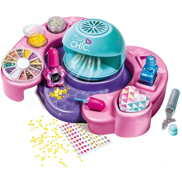 Clementoni® Maniküre-Pediküre-Set Clementoni Crazy Chic Cool Nail Art 18599 DIY Nageldesign-Set 6+