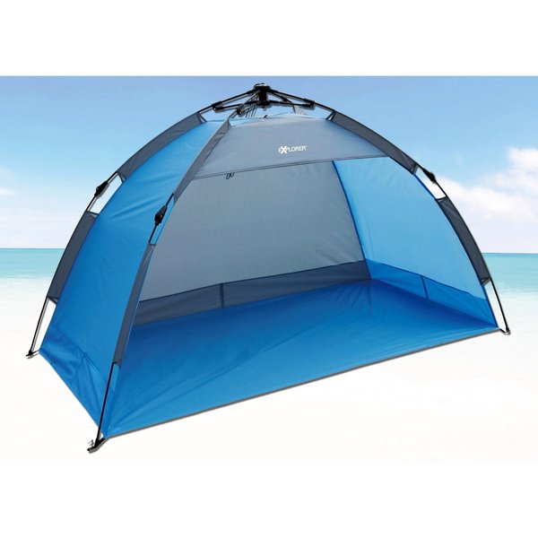 EXPLORER Strandmuschel Automatik-Strandmuschel 190 x 100 x 110 cm UV 80 +, Personen: 2, UV 80+