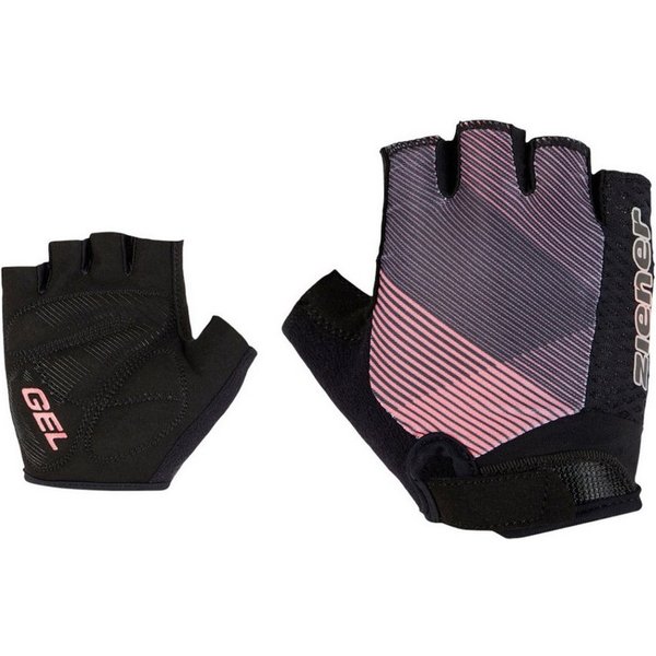 Ziener Fahrradhandschuhe Chadi-Z (Gel Polsterung, Ausziehhilfe) schwarz/rosa Mädchen