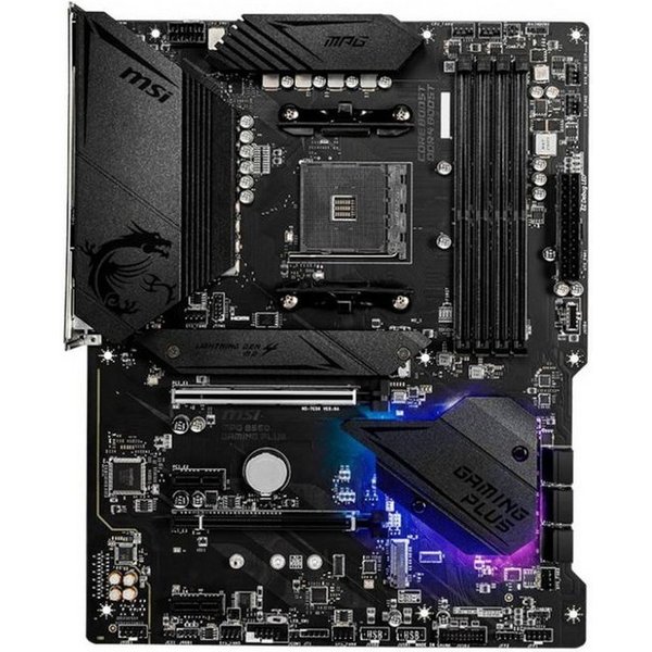 MSI MPG B550 Gaming Plus AMD B550 So.AM4 Dual Channel DDR4 ATX Retail Mainboard