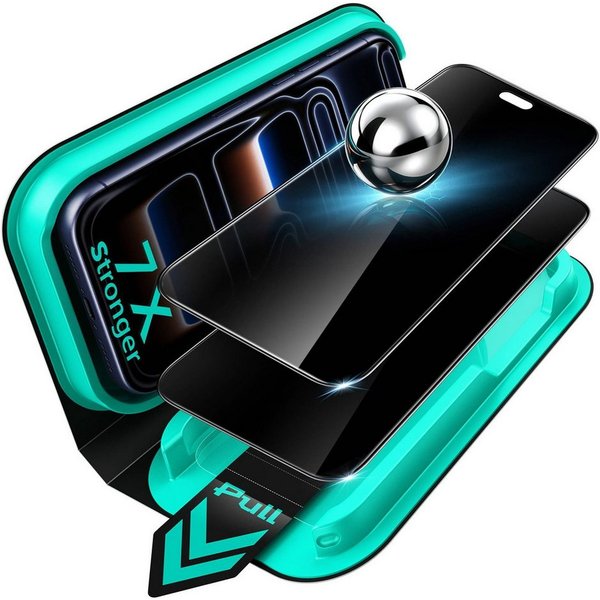 ESR Displayschutzglas Armorite Privacy Displayschutz für das iPhone 18 Pro für Apple iPhone 18 Pro, 28° Sichtschutz, 9H-Härte, 7-fache Stoßdämpfung