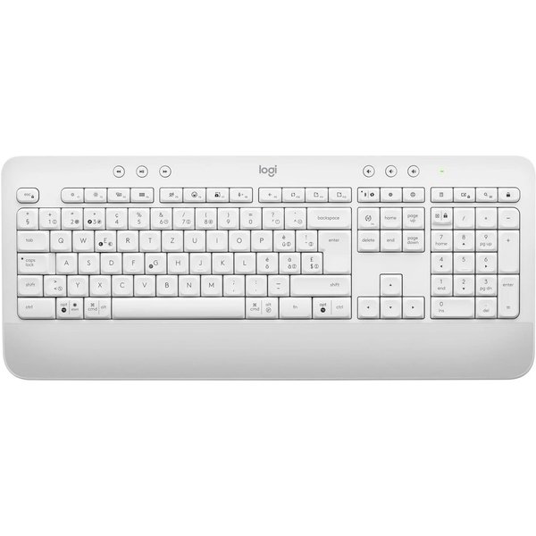 Logitech Signature K650 Comfort kabellose Tastatur +Handballenauflage Schweizer ergonomische Tastatur