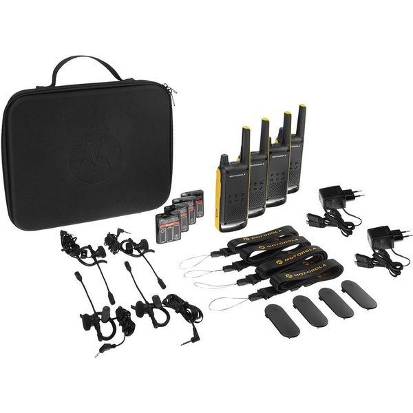 Motorola Solution Walkie Talkie Motorola Solutions TLKR T82 Extreme Quad 188082 PMR-Handfunkgerät 4er