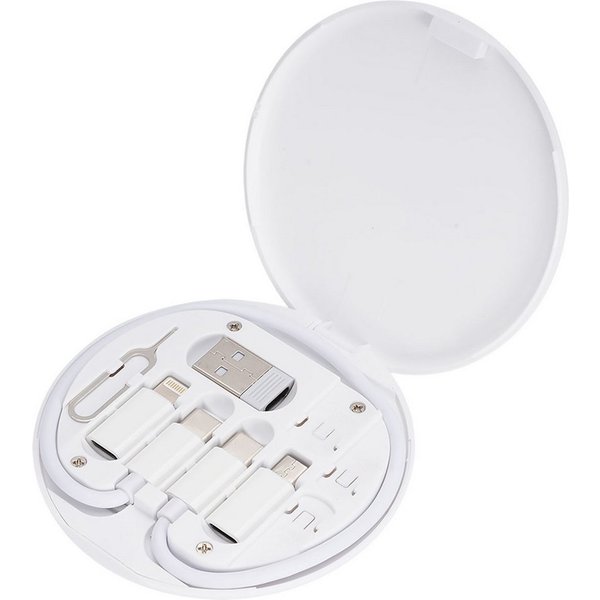 shop'n smile ideoon Multi-Ladekabel-Set: USB-Ladeadapter, universell & schnell USB-Kabel, Ladegerät für alle Smartphones & Tablets