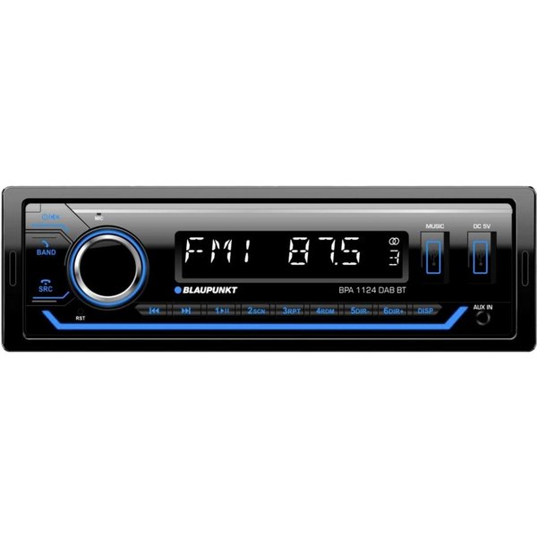 Blaupunkt Blaupunkt BPA 1124 DAB BT Autoradio Bluetooth®-Freisprecheinrichtung, Autoradio
