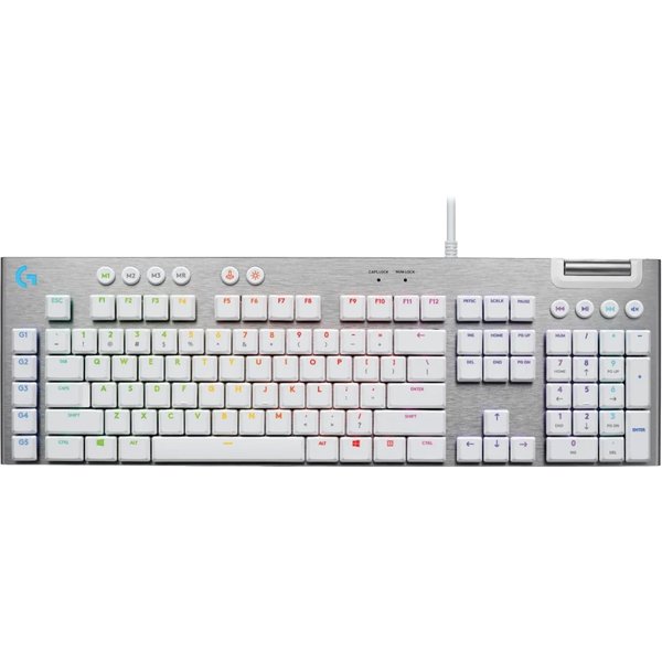 Logitech G815 Mechanische, Tactile GL-Tasten-Switch - Nordic (QWERTY), Weiß Gaming-Tastatur