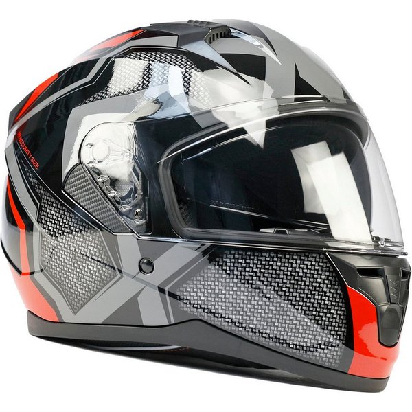 BNO Motorradhelm BNO X6 Integralhelm, mit integrierter Sonnenbrille, ECE R 22-06