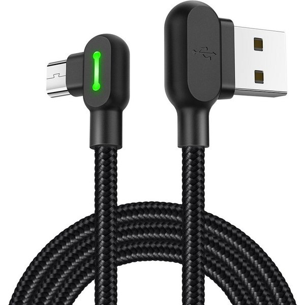 mcdodo LED 90 Grad Micro-USB M Ladekabel Winkel USB Kabel USB-Kabel, Standard-USB, USB Micro-B (50 cm)