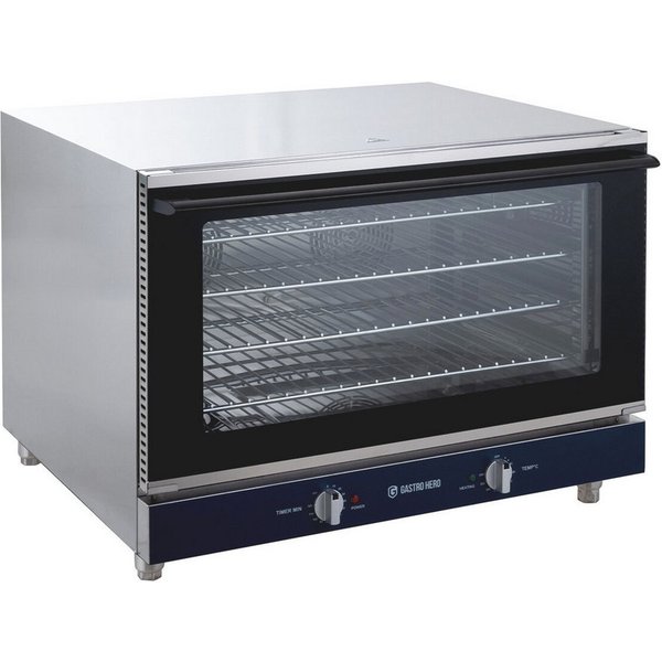 GastroHero Dampfbackofen Heißluftofen ECO 4x GN 1/1, 400V, Edelstahl, Umluft, Profigerät, Timer Heißluftofen ECO 4x GN 1/1, 400V, Edelstahl, Umluft, Profigerät,