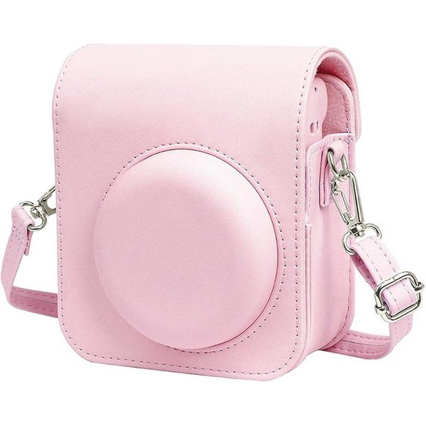 Mutig Kameratasche Tasche Kompatibel Sofortbildkamerasmit Instax Mini 12 (Sofortbildkamera aus Weichem Kunstleder mit Schulterriemen)