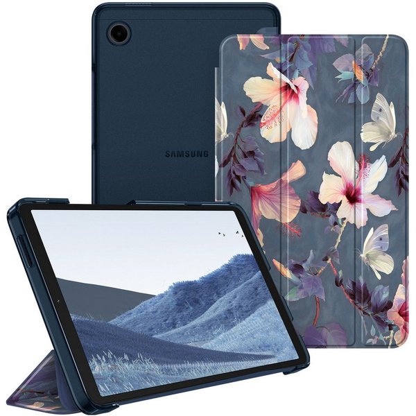 Fintie Tablet-Hülle für Samsung Galaxy Tab A11 8,7" 2025/ Tab A9 8.7 Zoll Tablet, Ultra Dünn Schutzhülle mit Transparenter Rückseite