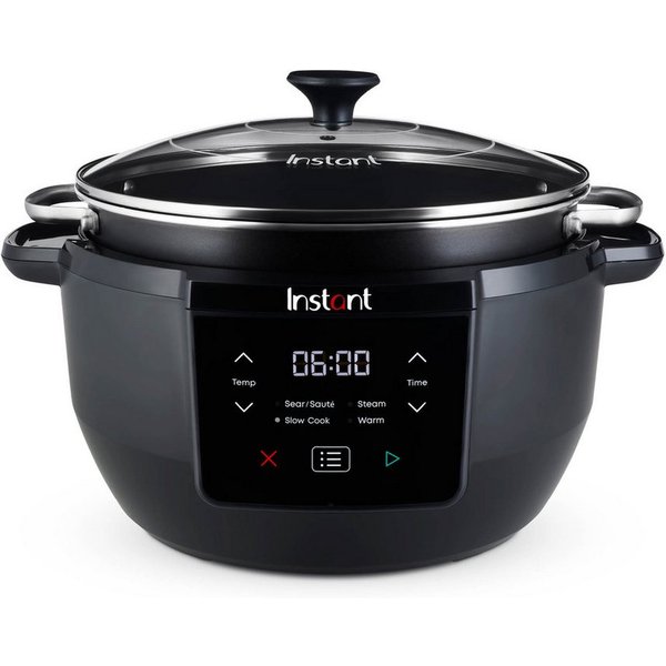 Instant Pot Multikocher Superior 4in1 Slow Cooker Schongarer 10 Portionen Braten Warmhalten, 800 W, 4-in-1 Funktion, 7,1L, EasyGrab-Griffe, Zeit-Temperatureinst