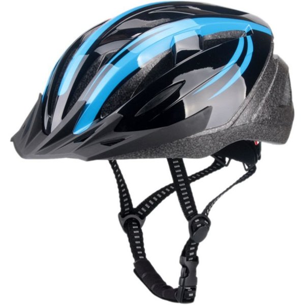 T&Y Trade Fahrradhelm Schutzhelm Damen Herren Jugend Fahrrad Helm Radhelm Fahrradhelm 8223, extra leicht,Sonnenblende,verstellb.Helm Kinnriemen,Gr.58-61cm,blau