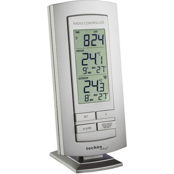 technoline WS 9140 digitales Funkthermometer Funkwetterstation mit Außensensor Funkwetterstation