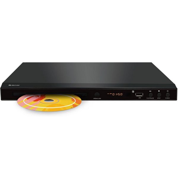 Denver DVH-1245 DVD-Player (Full HD, Stereo-Dolby-Digital-Surround-Sound-Decoder, PAL/NTSC kompatibel, Stereo-Dolby-Digital-Surround-Sound-Decoder, PAL/NTSC kom