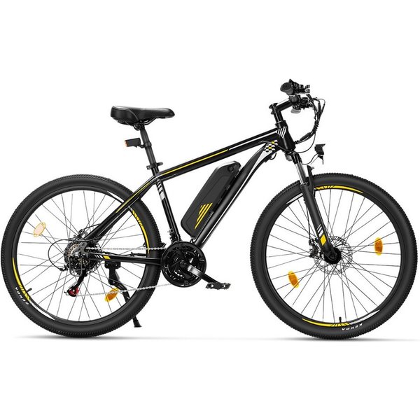 Touroll E-Bike U1 Trekkingrad mit 250-W-Motor, 468 Wh Akku, 21 Gang Shimano, Heckmotor, 468 Wh, 65 km Reichweite, 21‑Gang Shimano, Scheibenbremsen