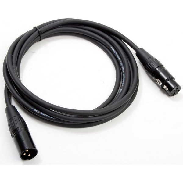 MUSIC STORE Audio-Kabel, Mikrofonkabel, XLR Kabel, Goldkontakte