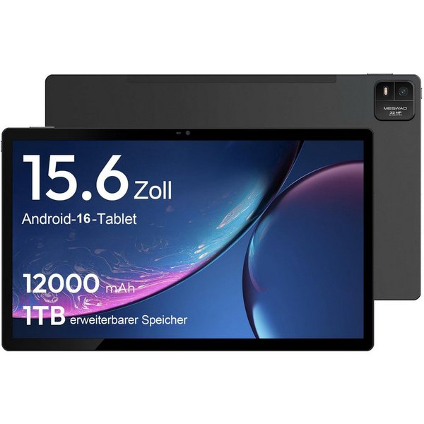 MESWAO MESWAO MES-B3 Tablet 15,6", 12GB+128GB, Android 16, Helio G99, 32MP Tablet (15.6", 128 GB, Android 16, 3G (UMTS), Unterstützt aktiven kapazitiven Stift, 