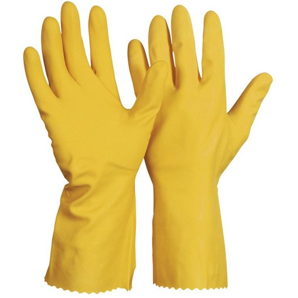 Leipold Arbeitsschutz Latexhandschuhe Industrie- und Haushalts-Handschuhe gelb 9 wasserdicht