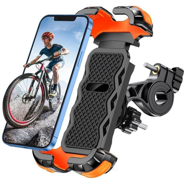LuxusKollektion Smartphone-Halterung Handyhalterung Fahrrad 360° Drehbar Universal Motorrad Rennrad 4,7-6,8