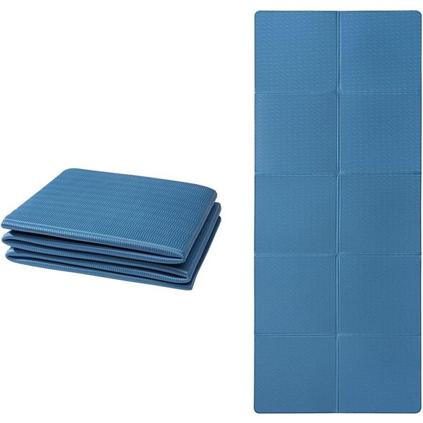 Good Nite Fitnessmatte Fitnessmatte Faltbare rutschfest tragbar Yogamatte leicht, Klappbar, 183 x 61 x 0,6 cm (L x B x H)